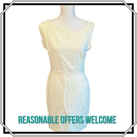 3.1 Phillip Lim Dresses & Skirts - Phillip Lim Ivory Asymmetrical Sleeveless Sheath Dress Size 4